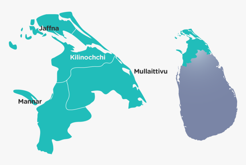 Map Of Sri Lanka, HD Png Download