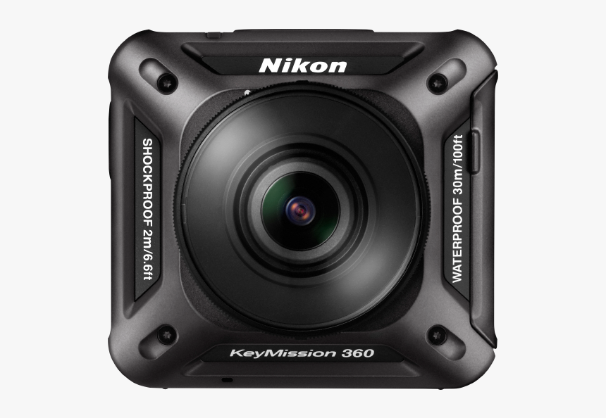 Video Camera Lens Png - Nikon Keymission, Transparent Png