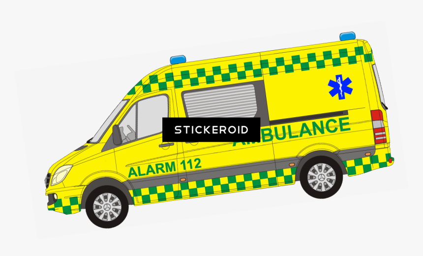 Ambulance Van Transportation , Png Download - Yellow Ambulance Car Png, Transparent Png