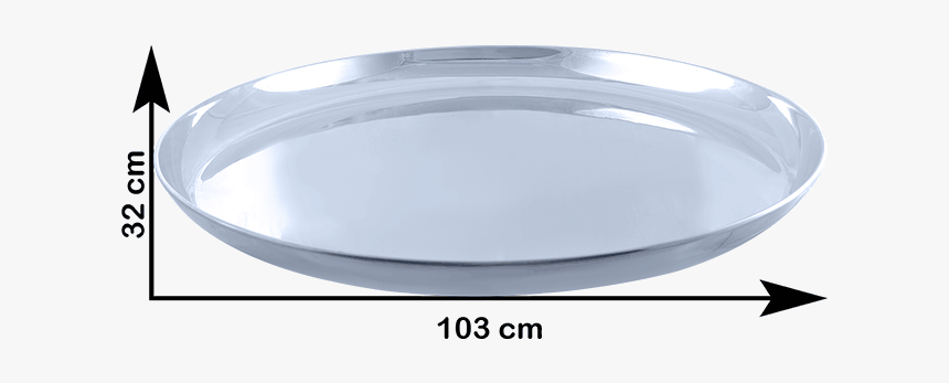 Silver Thali - Circle, HD Png Download