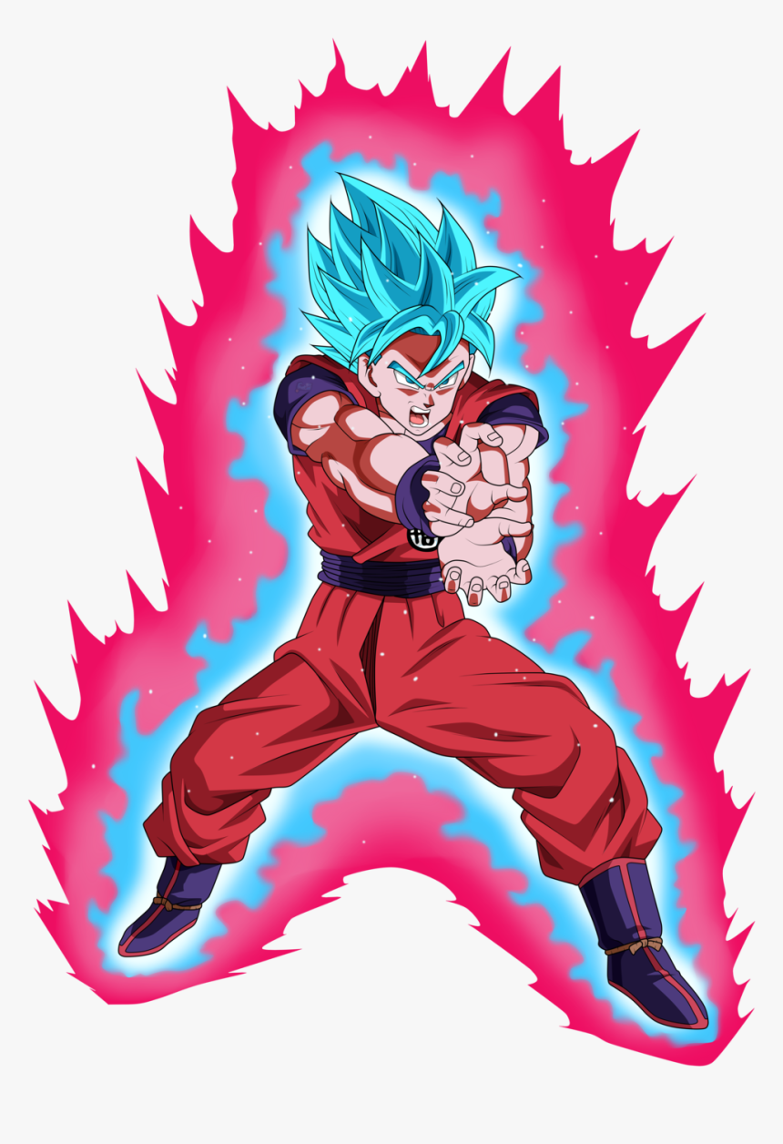 Goku Clipart Super Saiyan God - Goku Ssj Blue Kaioken, HD Png Download