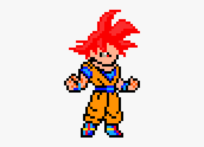 Goku Pixel Art, HD Png Download
