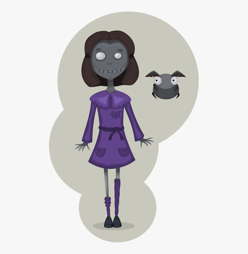 Free Zombie Vectors Download Vector Art Image Clipart - Girl Zombie Clipart, HD Png Download