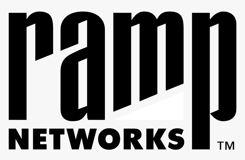 Ramp Networks Logo Black And White - Ramp Networks, HD Png Download