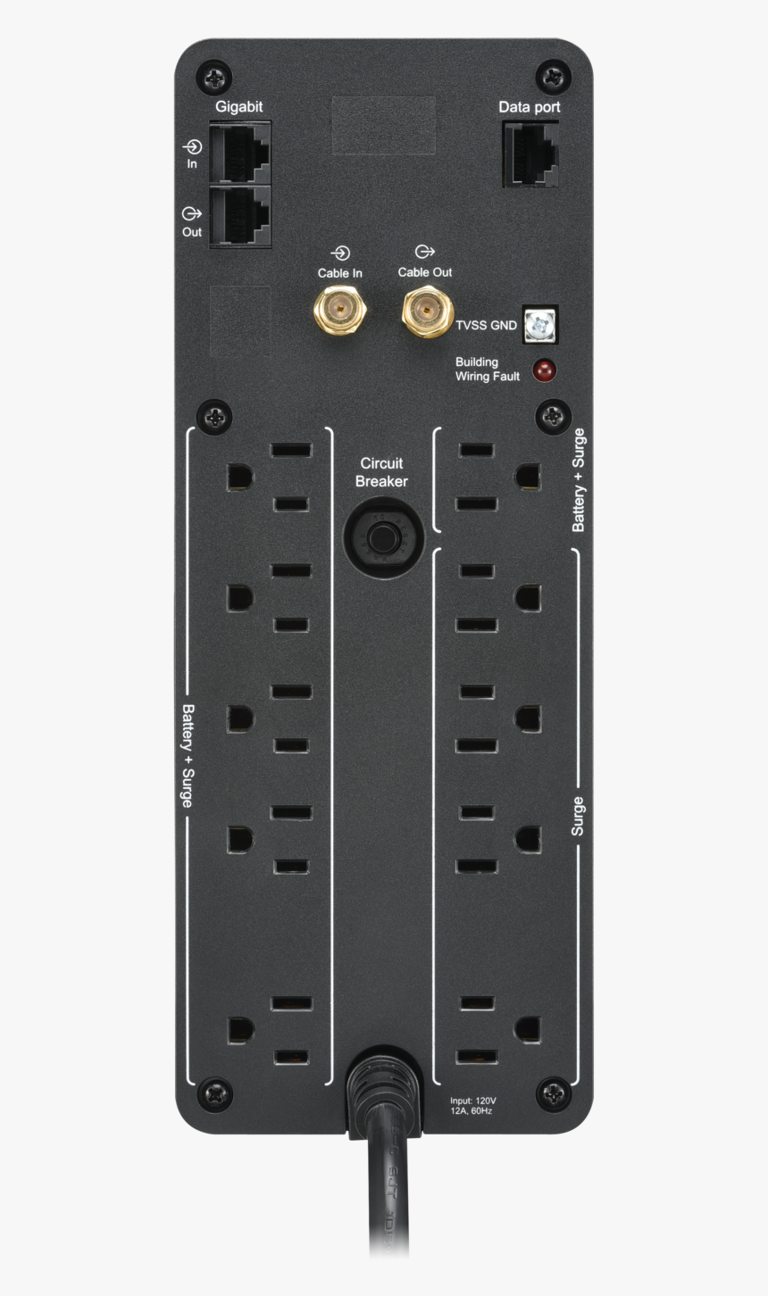 Apc 1500va Ups Battery Backup & Surge Protector, HD Png Download