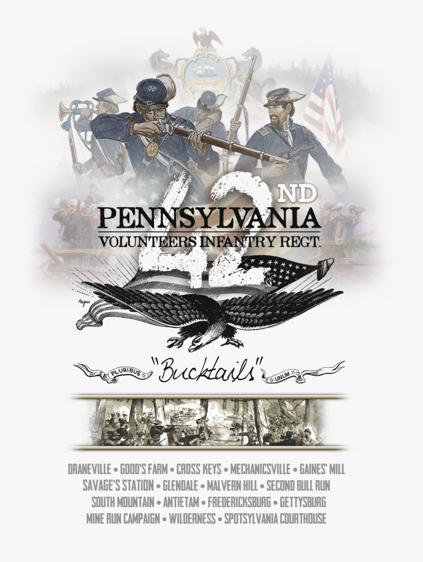 42nd Pennsylvania Bucktails, HD Png Download