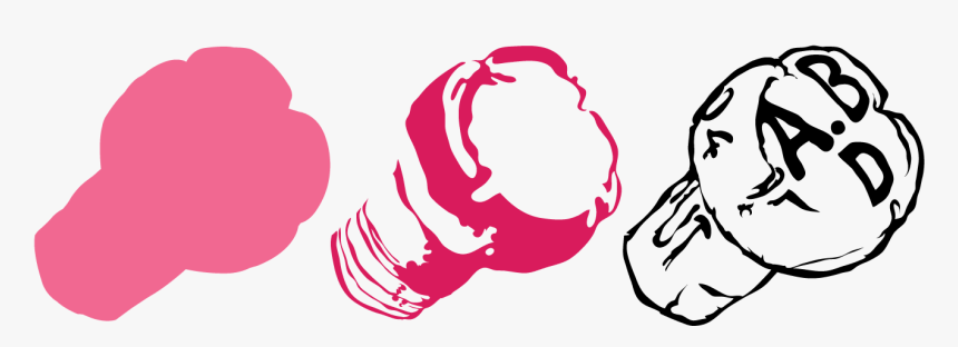 A 3-color Screen Print Of The Cork From The Bottle - Illustration, HD Png Download