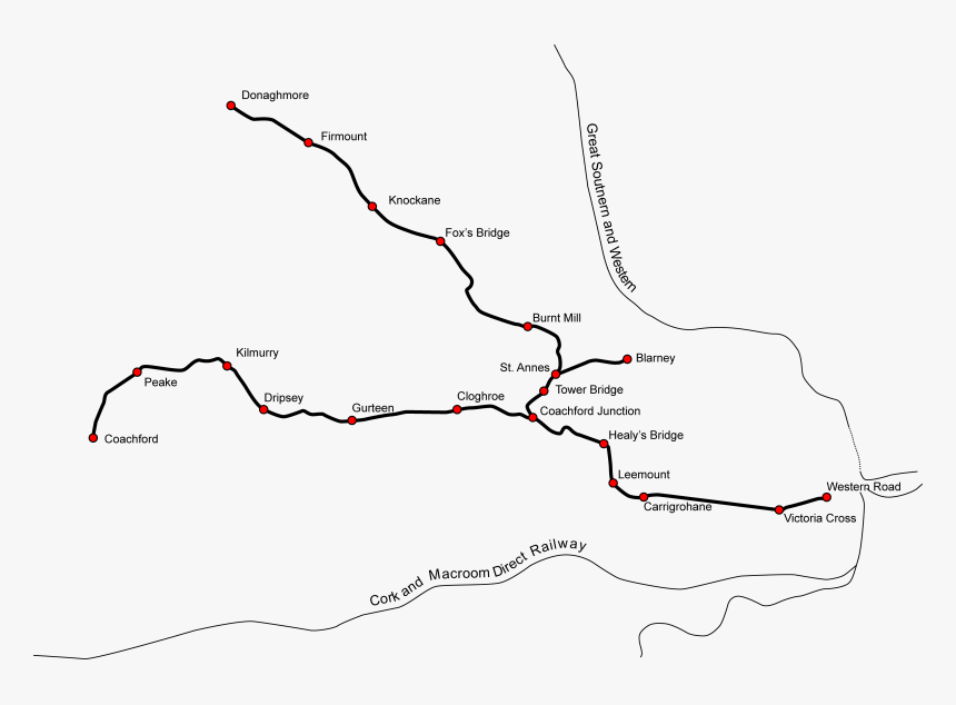 Cork And Muskerry Light Railway, HD Png Download