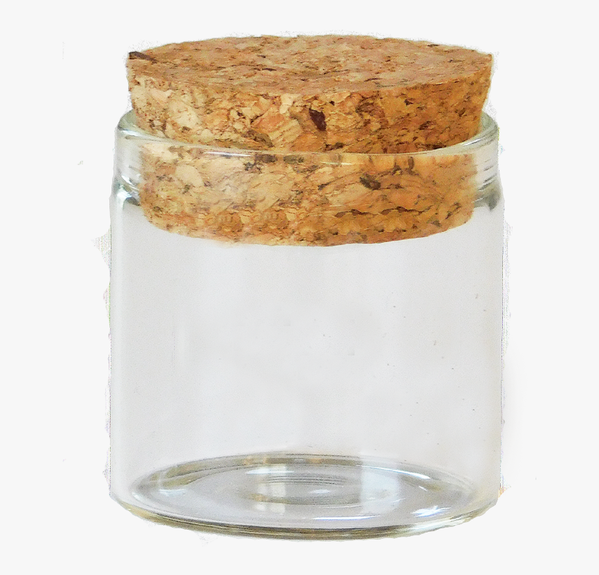 Larger Photo - Glass With Cork Lids, HD Png Download