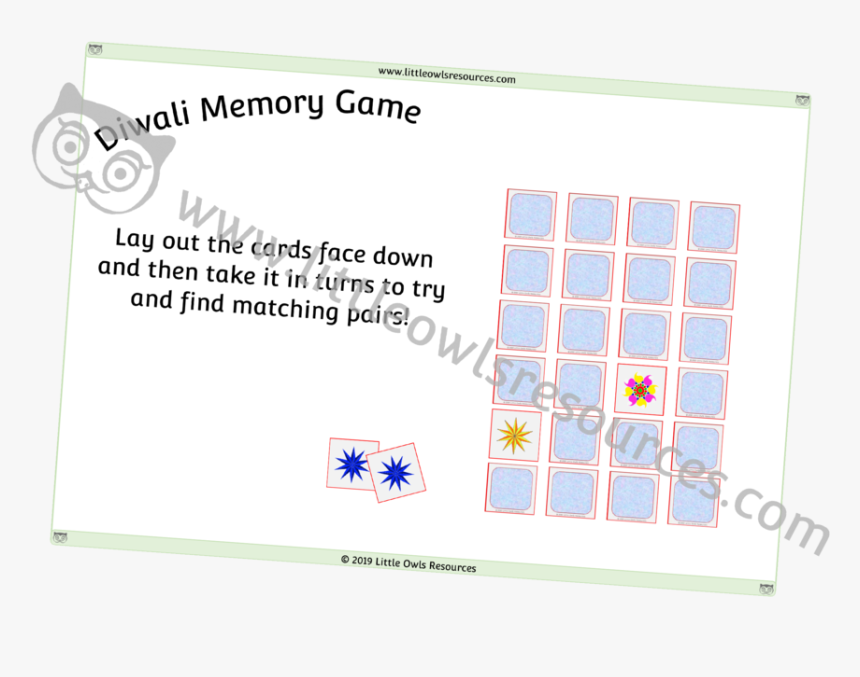 Diwali Memory Game Cover, HD Png Download