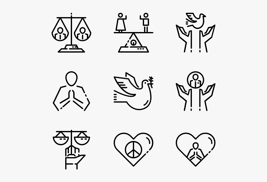 Essential Set - World Peace Day Drawings, HD Png Download