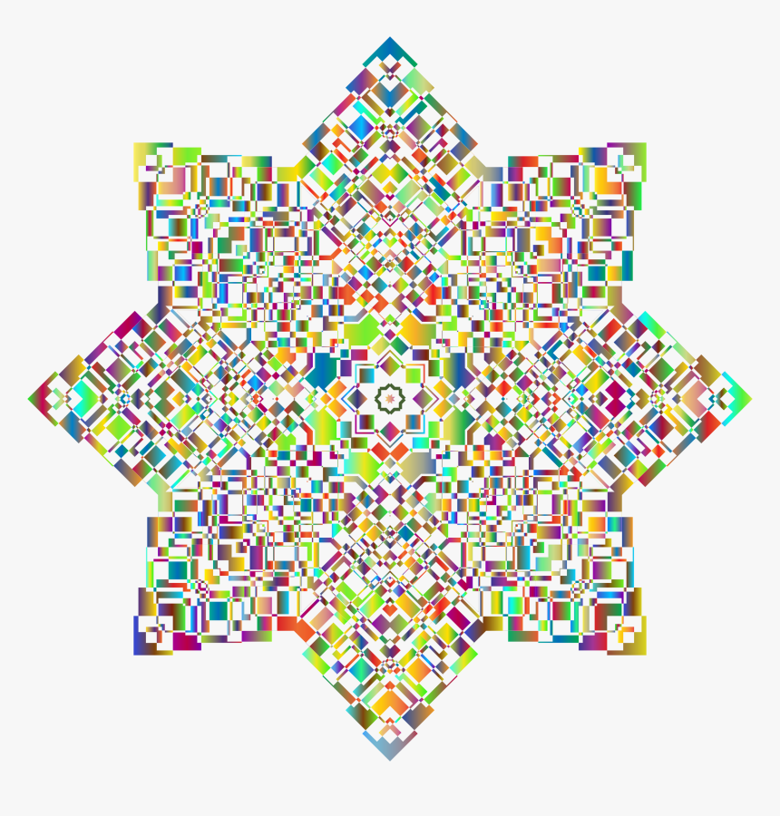 Prismatic Light And Dark Star No Background Clip Arts, HD Png Download