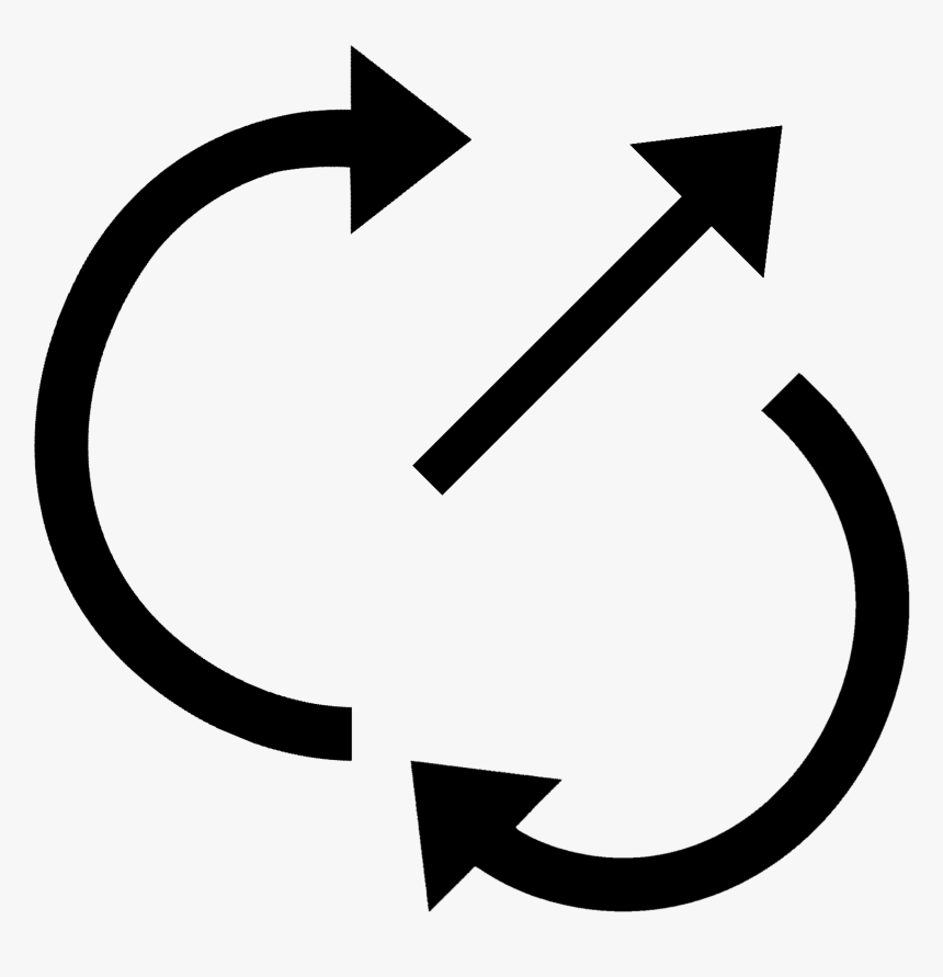 2011 Attraction Repulsion Direction Arrows - Circle, HD Png Download