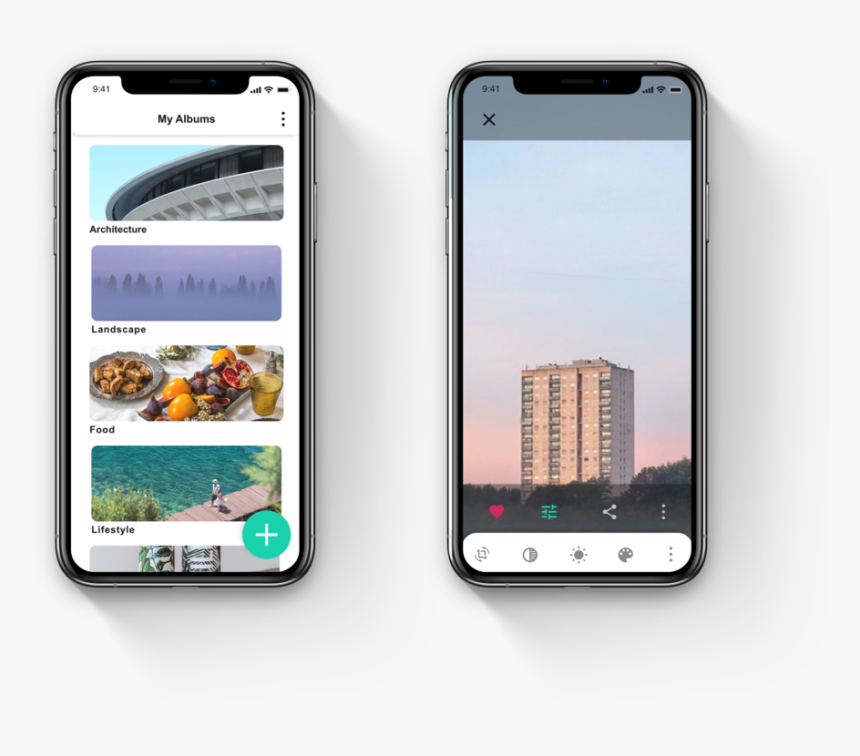 Ux And Ui Design For A Photo Album App, HD Png Download , Transparent