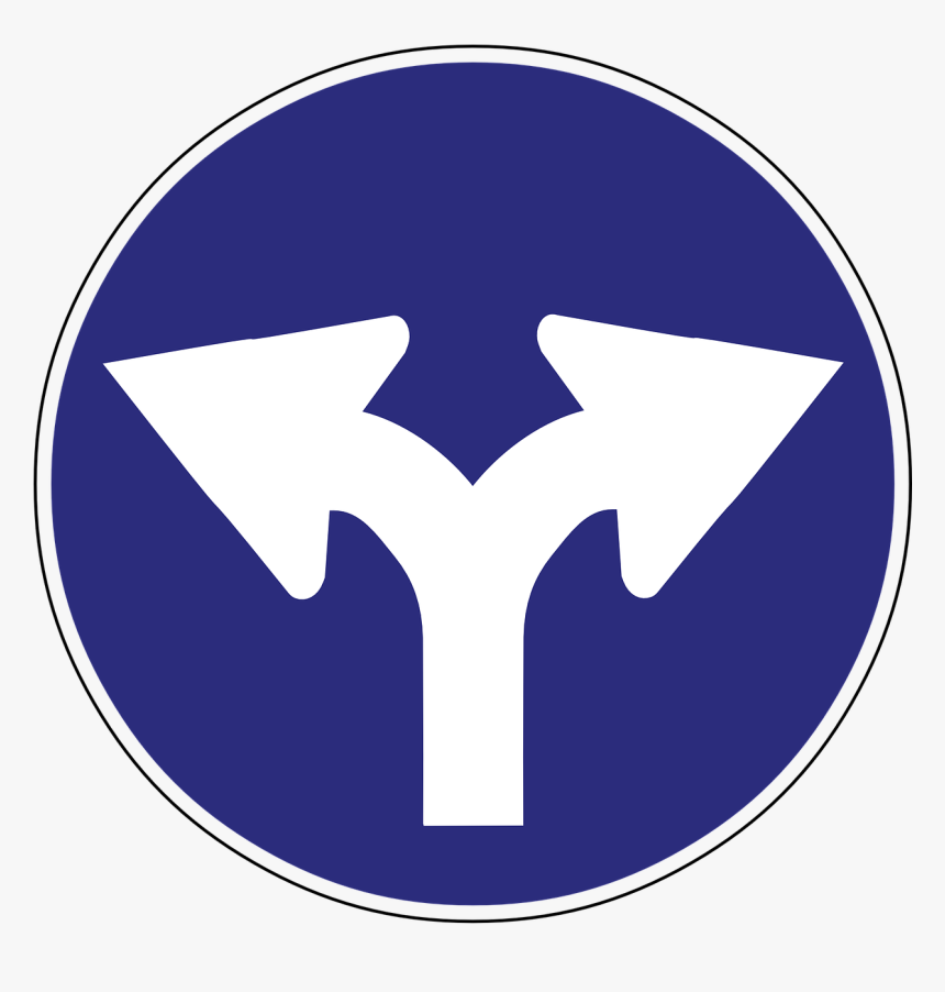 Traffic Direction Arrow Png, Transparent Png