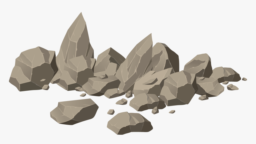 Rock Royalty Free Boulder Illustration - Rocks Illustration Png, Transparent Png