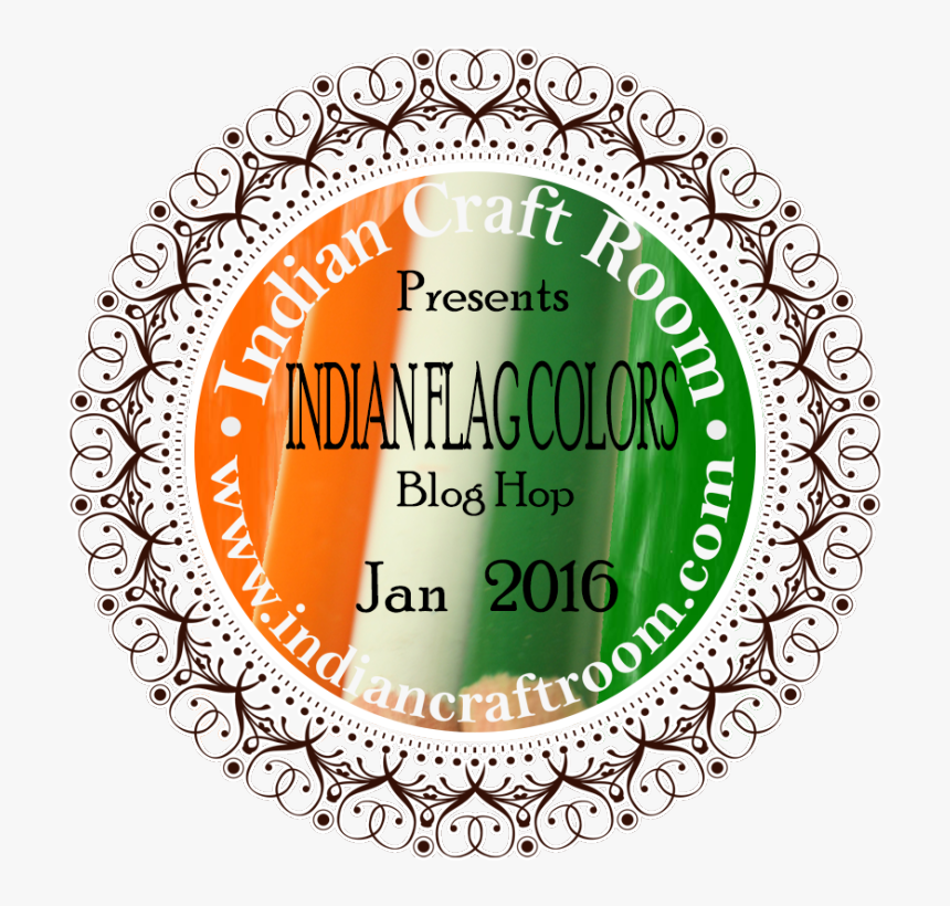 Icr ~ Indian Flag Colors Twist ~ Blog Hop Jan - Circle, HD Png Download