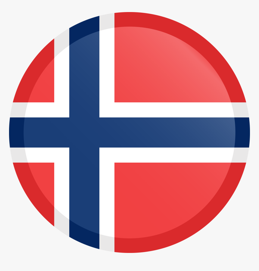 Circle Norway Flag Icon, HD Png Download