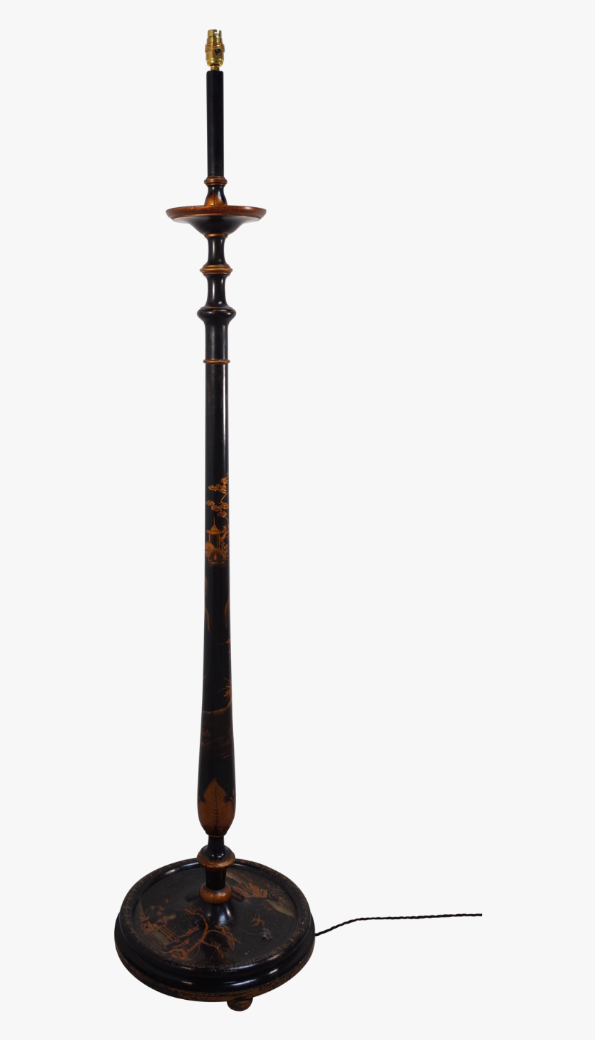 Chinoiserie Lacquered Floor Lamp - Indian Musical Instruments, HD Png Download