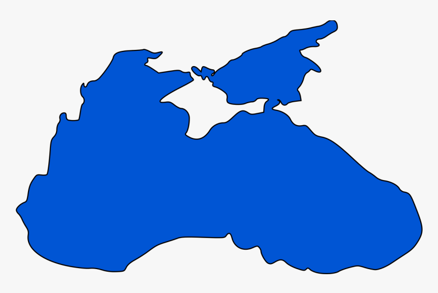 Black Sea Map Outline, HD Png Download