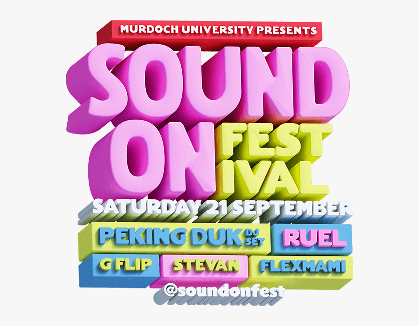 Soundon Festival - Sound On Festival 2019 Perth, HD Png Download