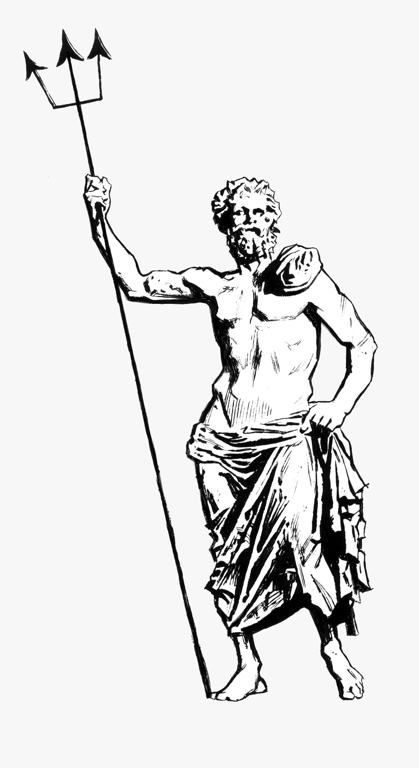 Poseidon - Greek Mythology Gods, HD Png Download