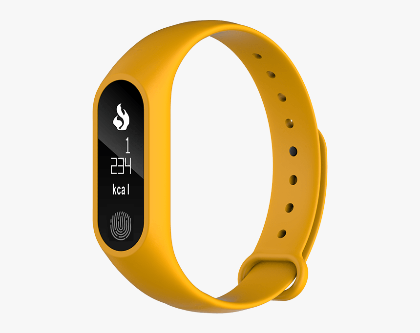 M2 Smartwatch Yellow, HD Png Download