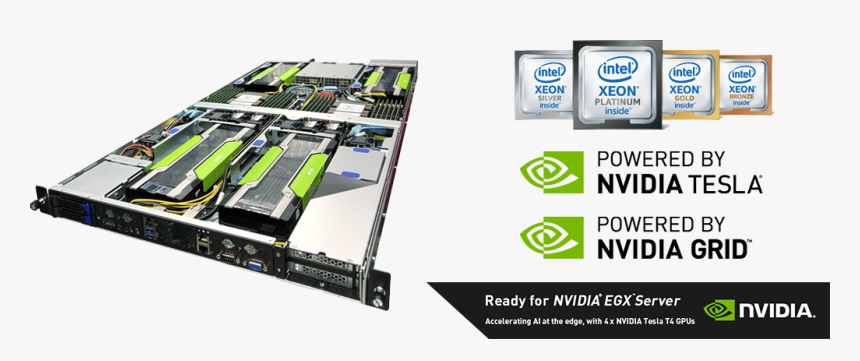 Pnysra14-000 1u Gpu Server Solution - Random-access Memory, HD Png Download
