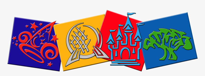 Why Should We Go Disney Parks Clipart - Walt Disney World Park Symbols, HD Png Download
