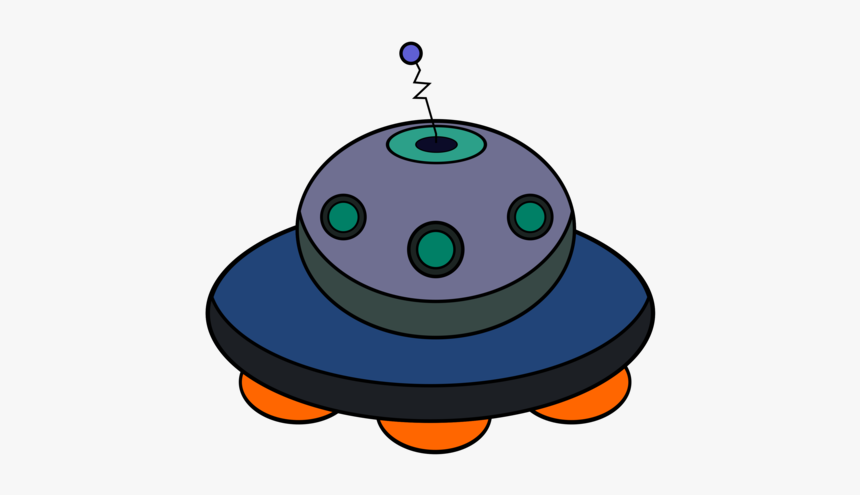 Technology,unidentified Flying Object,flying Saucer - Cartoon Ufo Pdf, HD Png Download