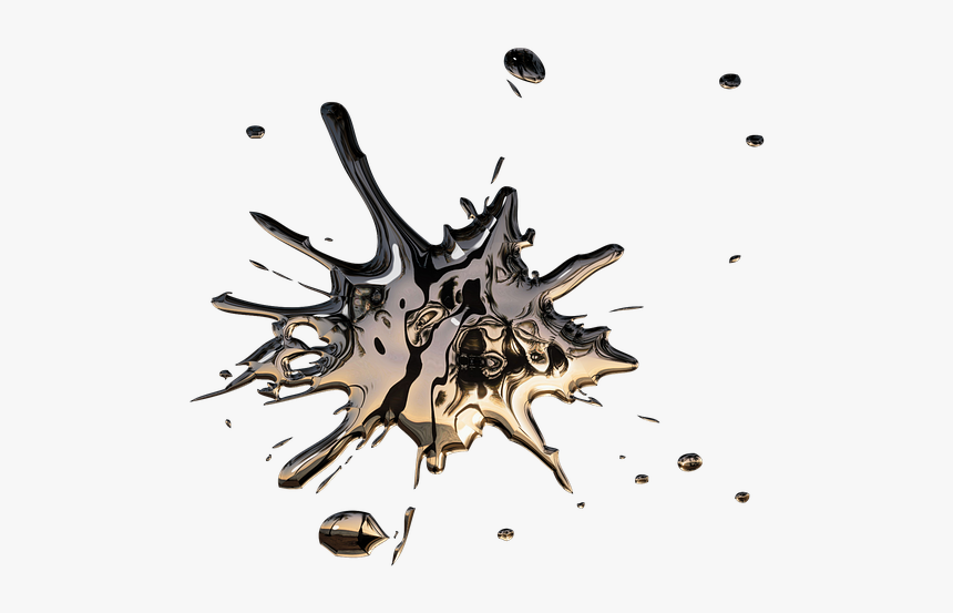 The Blob, Drop, The Fused Metal, Liquid - Like Share Subscribe Png, Transparent Png