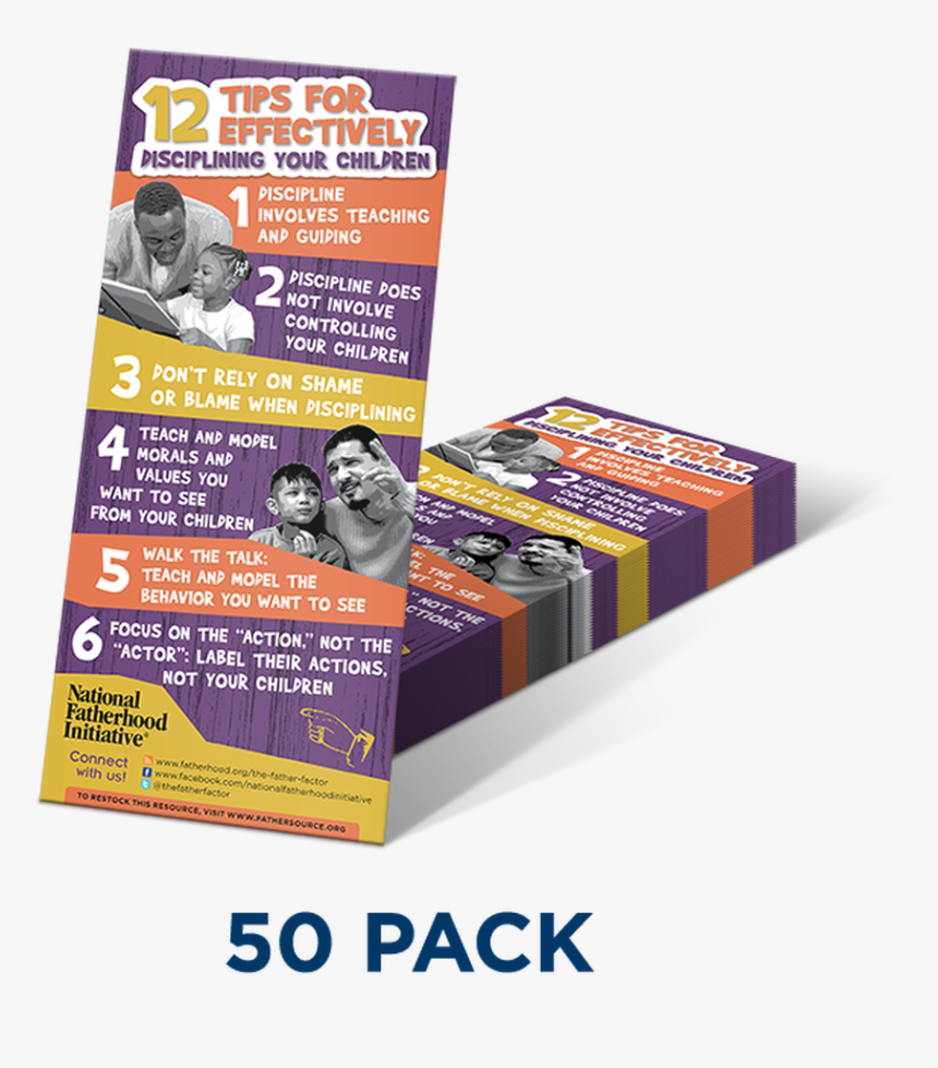 Tips For Effectively Disciplining Your Children - Brochure, HD Png Download