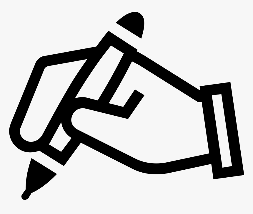 Source - Https - //icons8 - Com/icon/36871/hand With - Hand Pen Icon Png, Transparent Png