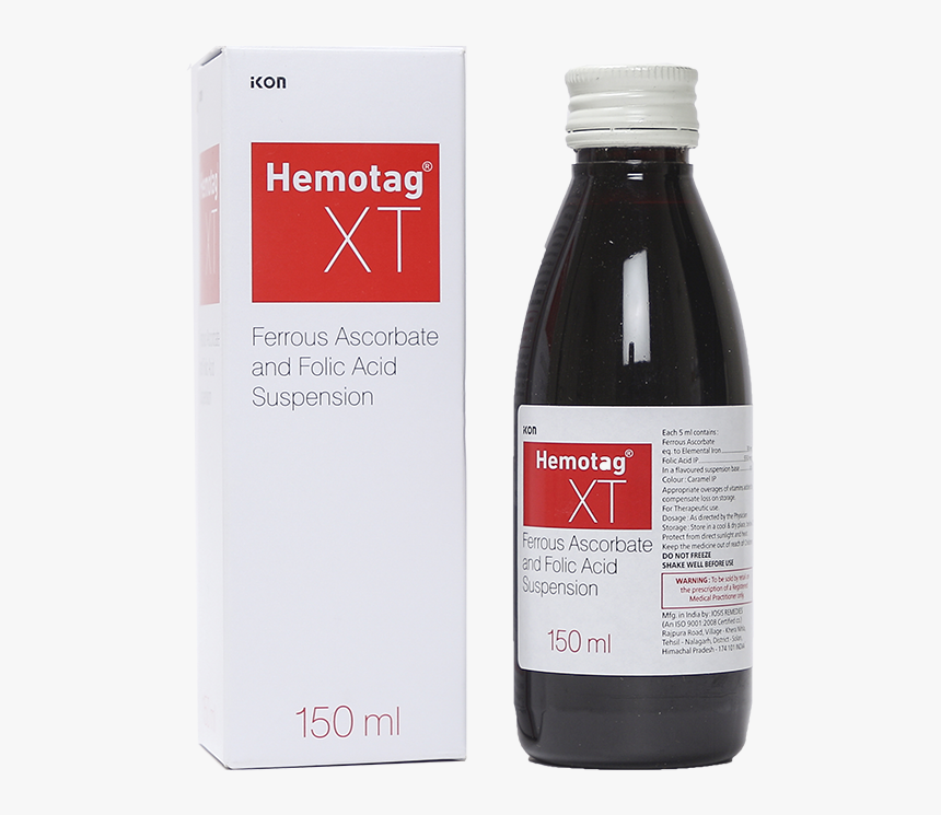 Hemotag-xt Syrup - Hemotag Xt Syrup Uses, HD Png Download