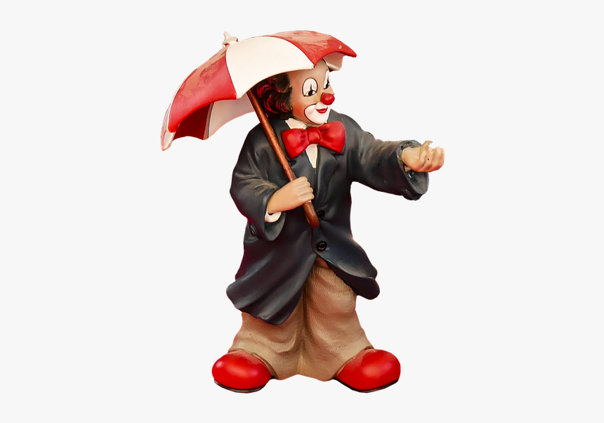 Figure, Clown, Porcelain, Screen, Cheerful, Decoration - Sitting, HD Png Download