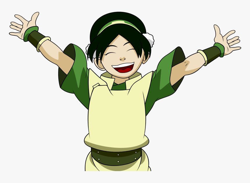 Aang Clipart Vector - Toph Png, Transparent Png