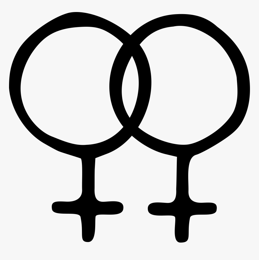 Lesbian Symbol Png, Transparent Png