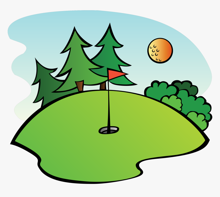 Free Golf Clipart And Animations - Golf Course Clipart, HD Png Download