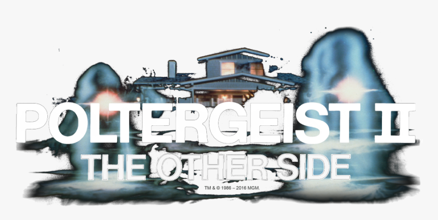 Poltergeist Ii Logo Men S Regular Fit T-shirt , Png - House, Transparent Png