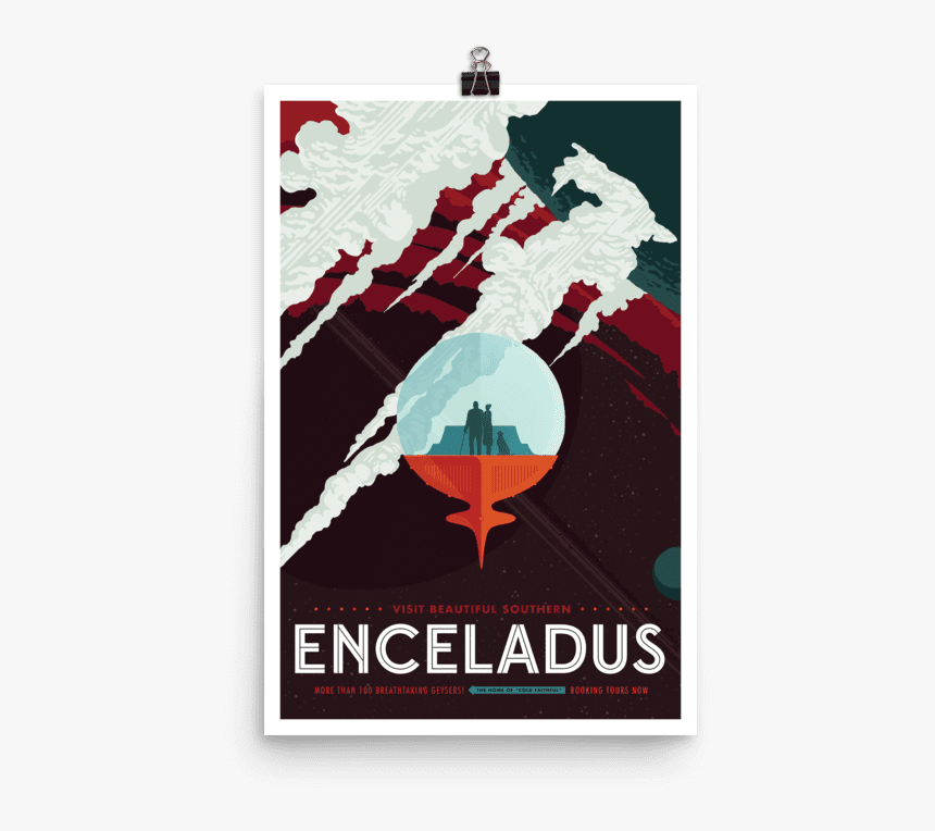 Enceladus Poster, HD Png Download