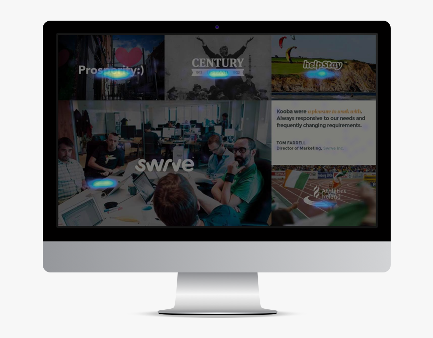 Heatmap 1006568 Click Desktop - Led-backlit Lcd Display, HD Png Download