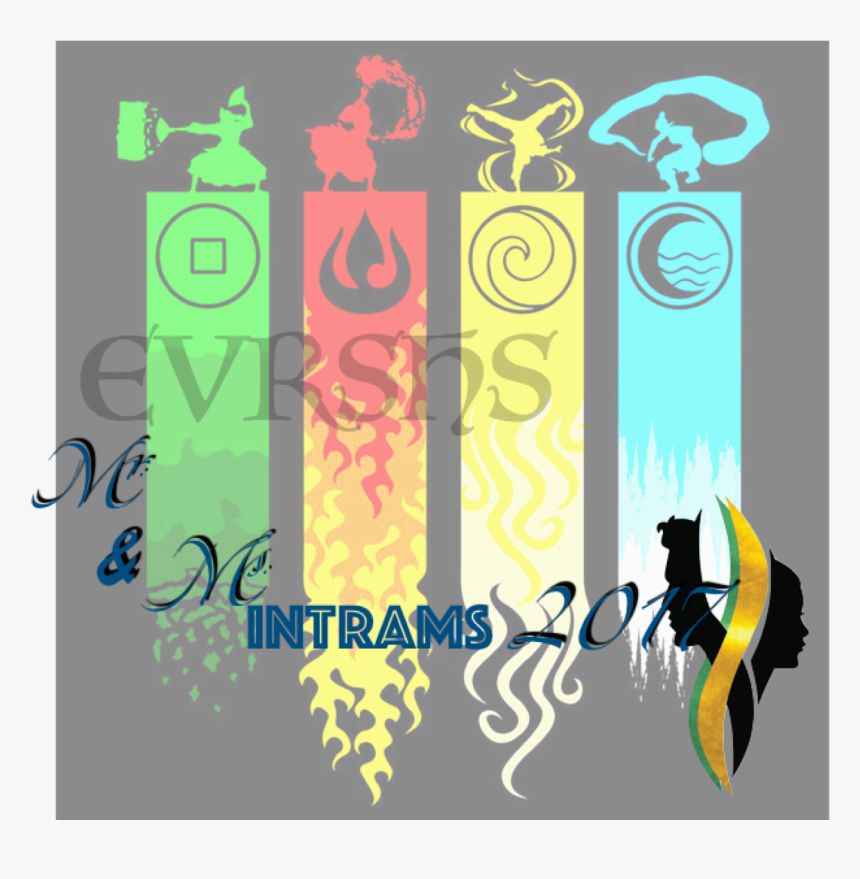 Jpg Transparent Evrshs Ms Intrams Vote - Avatar Earth Fire Water Air, HD Png Download