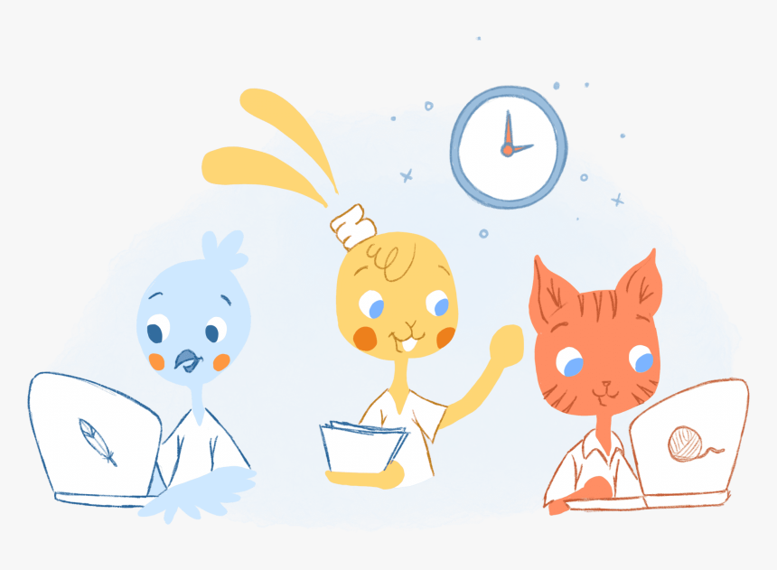 Teamwork - Cartoon, HD Png Download
