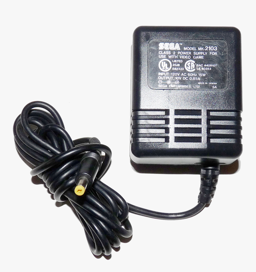 Sega Genesis Model 1 Power Adapter, HD Png Download