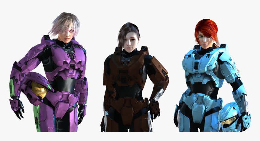 Red Vs Blue Girls, HD Png Download