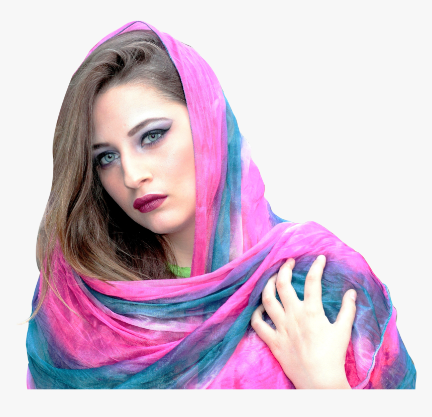 Young Beautiful Muslim Woman Png Image - Beautiful Muslim Girl, Transparent Png