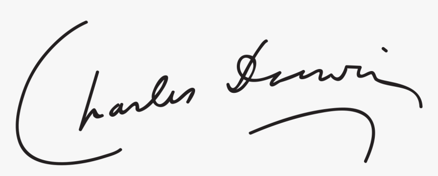 Charles Darwin Signature, HD Png Download
