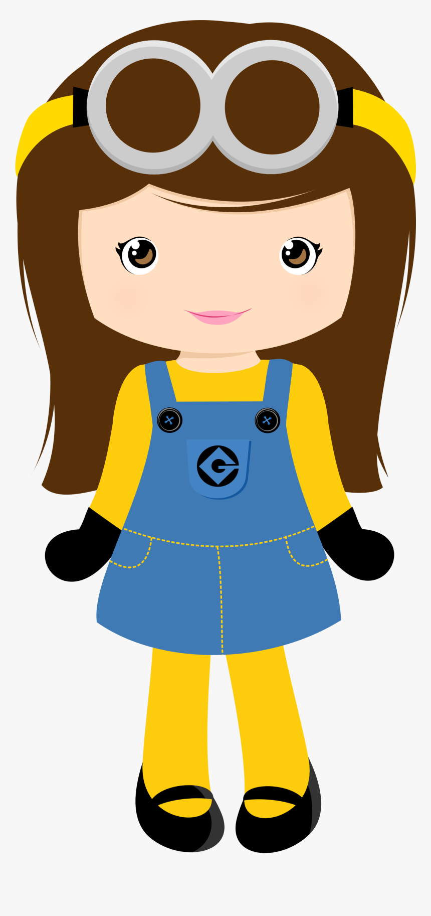 Picnic Clipart Girl Scout - Menina Minion Png, Transparent Png
