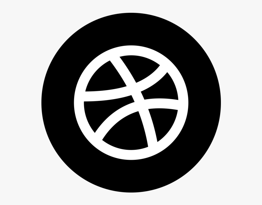Dribbble Black Icon Png Image Free Download Searchpng - Dribbble Icon, Transparent Png
