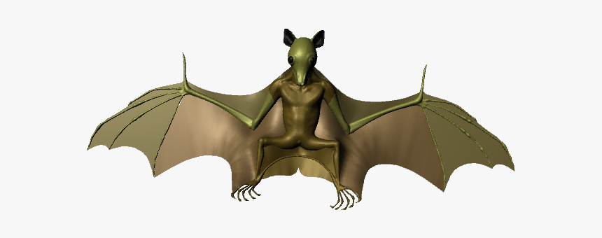 Bat - Little Brown Myotis, HD Png Download